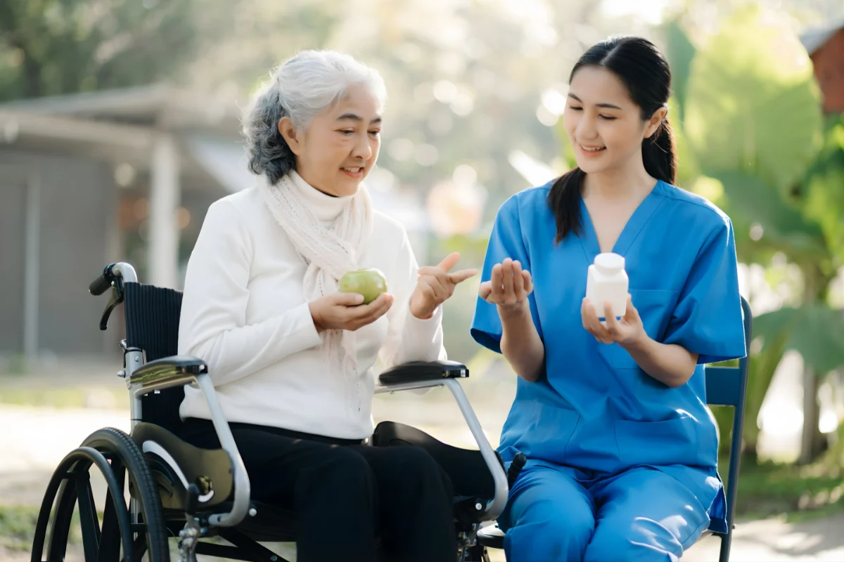 Senior health consultation theme at Suraksha Homoeo Clinic